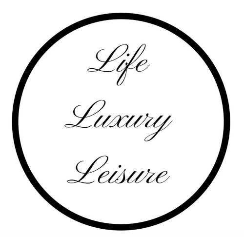 Life Luxury Leisure, LifeLuxuryLeisure, Brand logo.